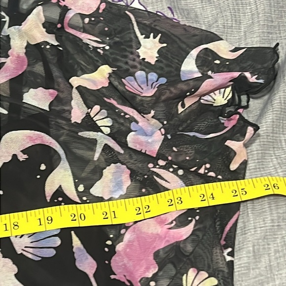 Torrid Disney The Little Mermaid Midi Mesh T Shirt Dress - Picture 10 of 12